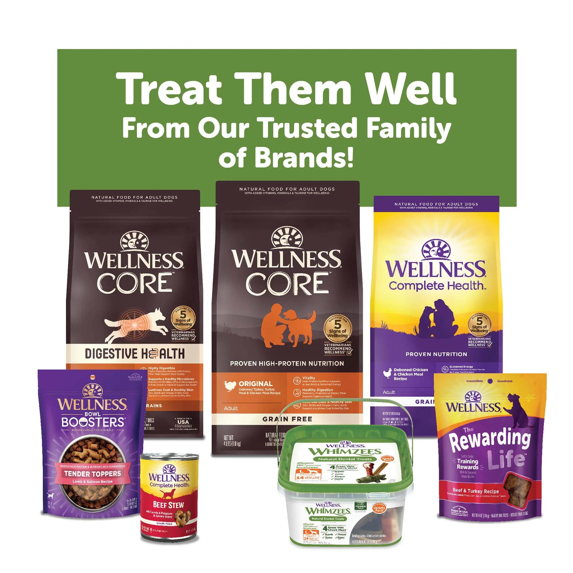 Wellness® ® Brushzees Natural Grain Free Dental Chews for Dogs, Small Breed, 24 Count