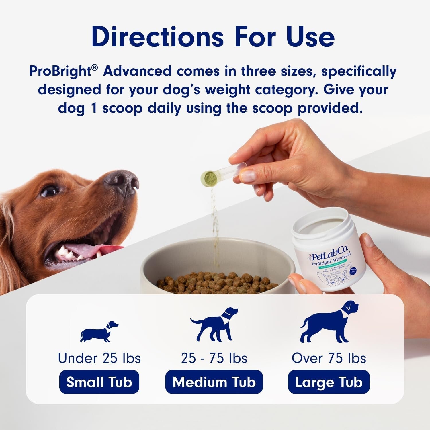 Petlab Co. Probright Dental Powder Dog Breath Freshener Teeth Cleaning Made Easy