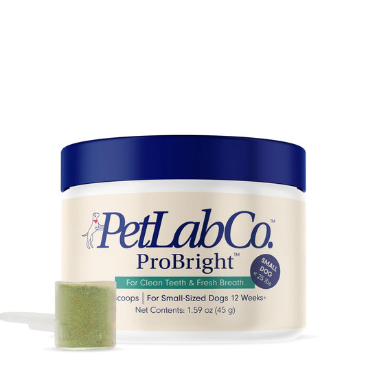 Probright Dog Dental Powder for Small Dogs 30 Scoops Tartar Bad Breath Care