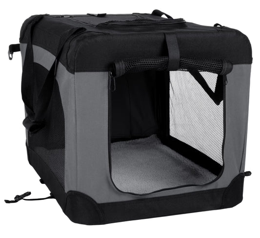 ® Pet Products Collapsible Pet Crate, Black, Large, 24 Lb Limit