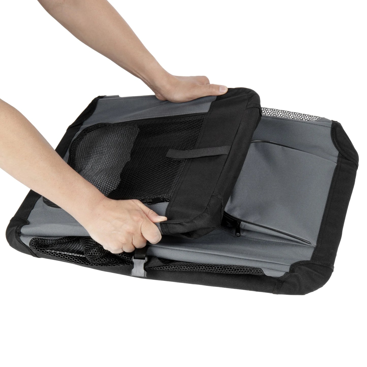 ® Pet Products Collapsible Pet Crate, Black, Large, 24 Lb Limit