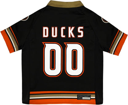 NHL Anaheim Ducks Jersey for Dogs & Cats, Large. - Let Your Pet Be a Real NHL Fan!