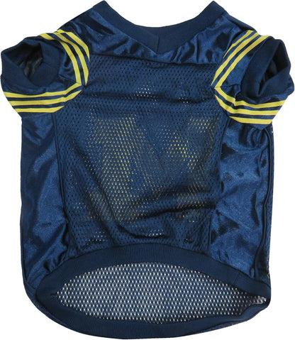 NCAA Michigan Wolverines Football Dog Jersey, Small