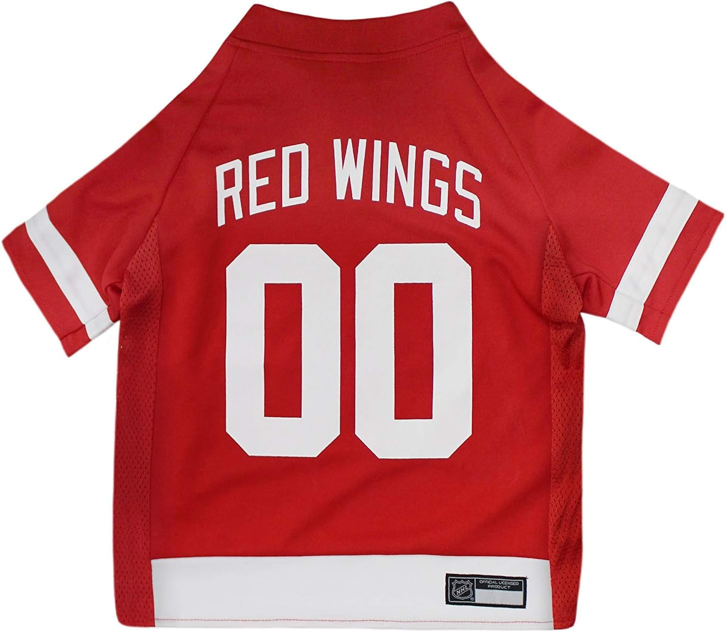 NHL Detroit Red Wings Jersey for Dogs & Cats, X-Small. - Let Your Pet Be a Real NHL Fan!