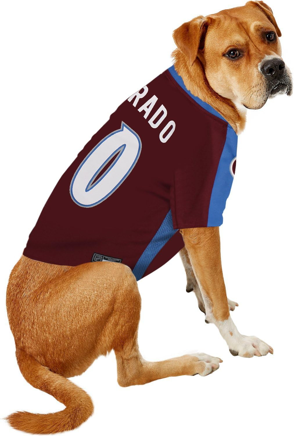 NHL Colorado Avalanche Jersey for Dogs & Cats, Small. - Let Your Pet Be a Real NHL Fan!