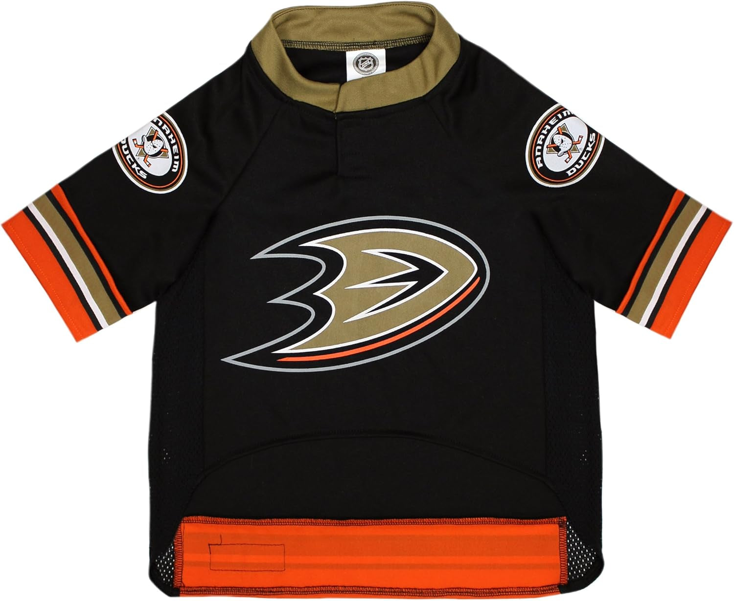 NHL Anaheim Ducks Jersey for Dogs & Cats, Large. - Let Your Pet Be a Real NHL Fan!