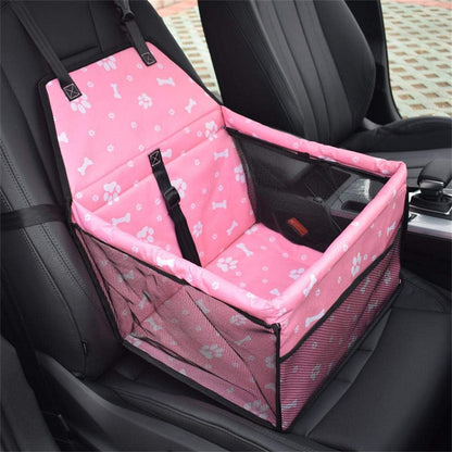 Pet Dog Car Booster Seat Carrier,Portable Foldable Carrier with Seat Belt for Dog Cat up to 30Lbs …