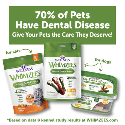 Wellness® ® Brushzees Natural Grain Free Dental Chews for Dogs, Small Breed, 24 Count