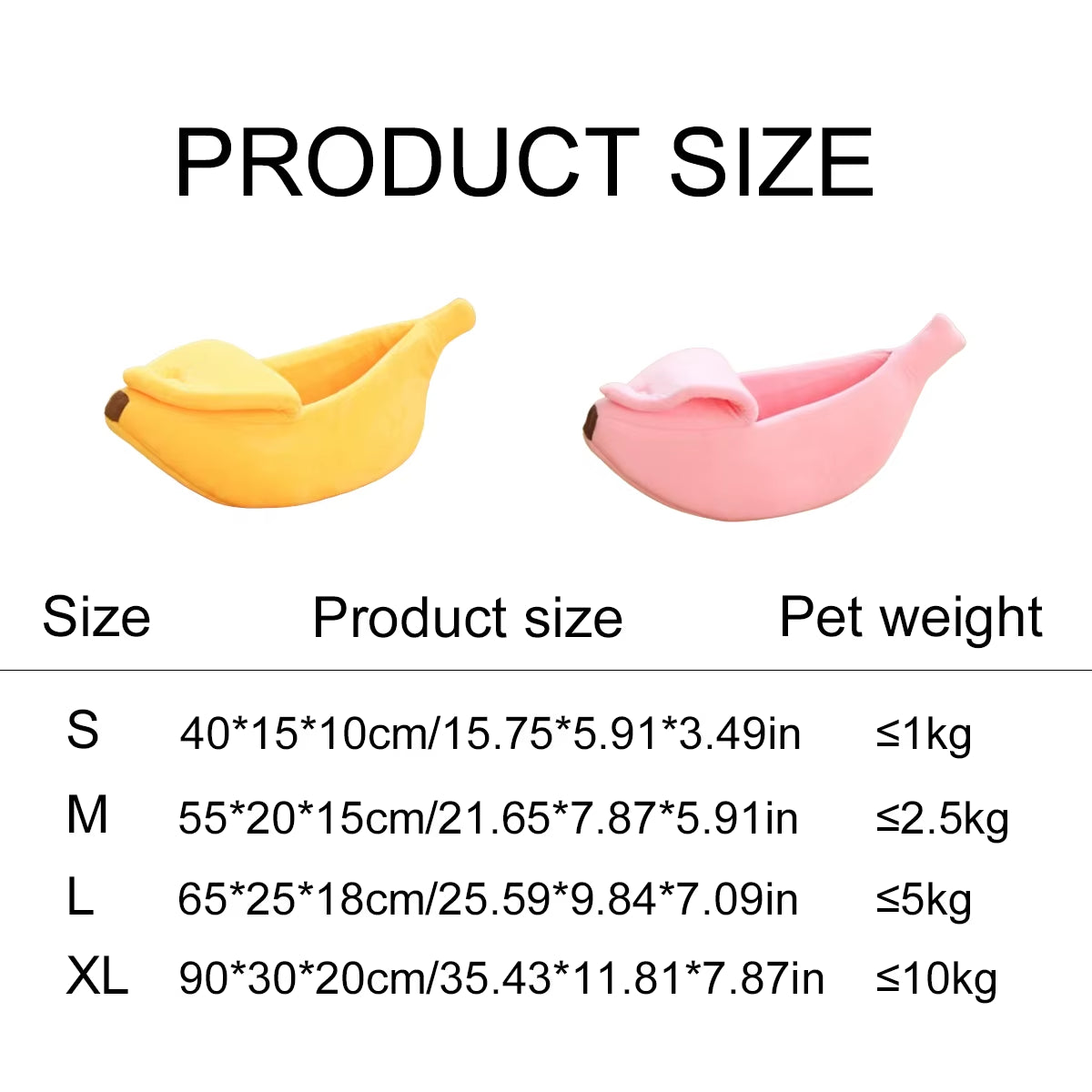 B Low-Price Clearance Pet Banana Bed for Dog Bed Creative Soft Small Bed Cat Nest Cozy for Dog Sofa Cute Pet Bedding Warm
