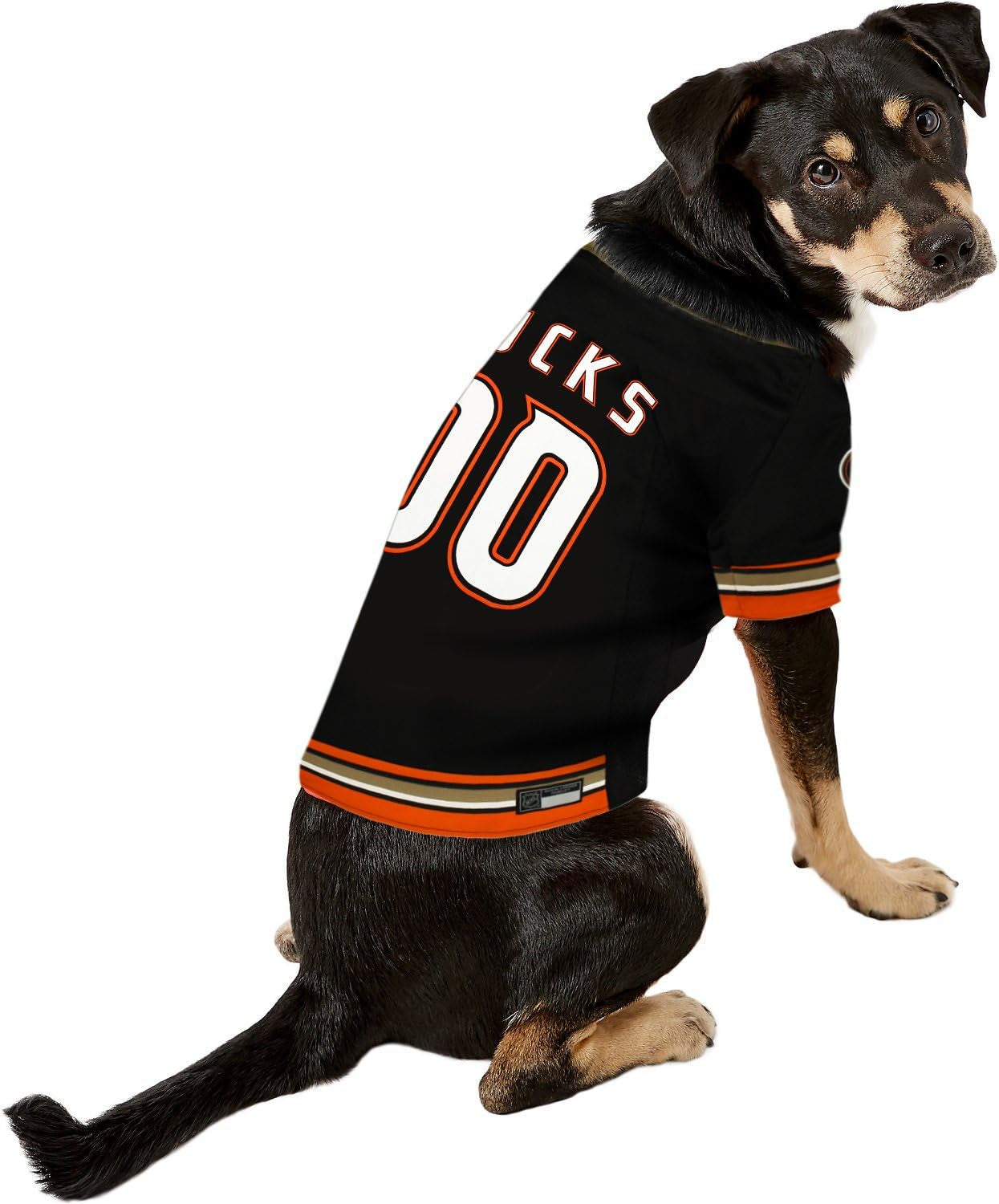 NHL Anaheim Ducks Jersey for Dogs & Cats, Large. - Let Your Pet Be a Real NHL Fan!