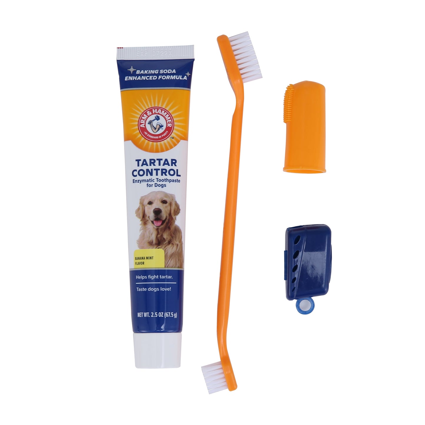 Advanced Oral Care 3 Piece Dog Dental Kit Banana Mint