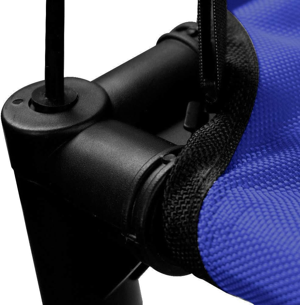 Just Chillin' Elevated Dog Bed. Cool Cot with Removable Canopy Shade. Indoor or Outdoor Pet Use. Lightweight and Portable. Chill in Style on Raised Breathable Mesh Fabric.